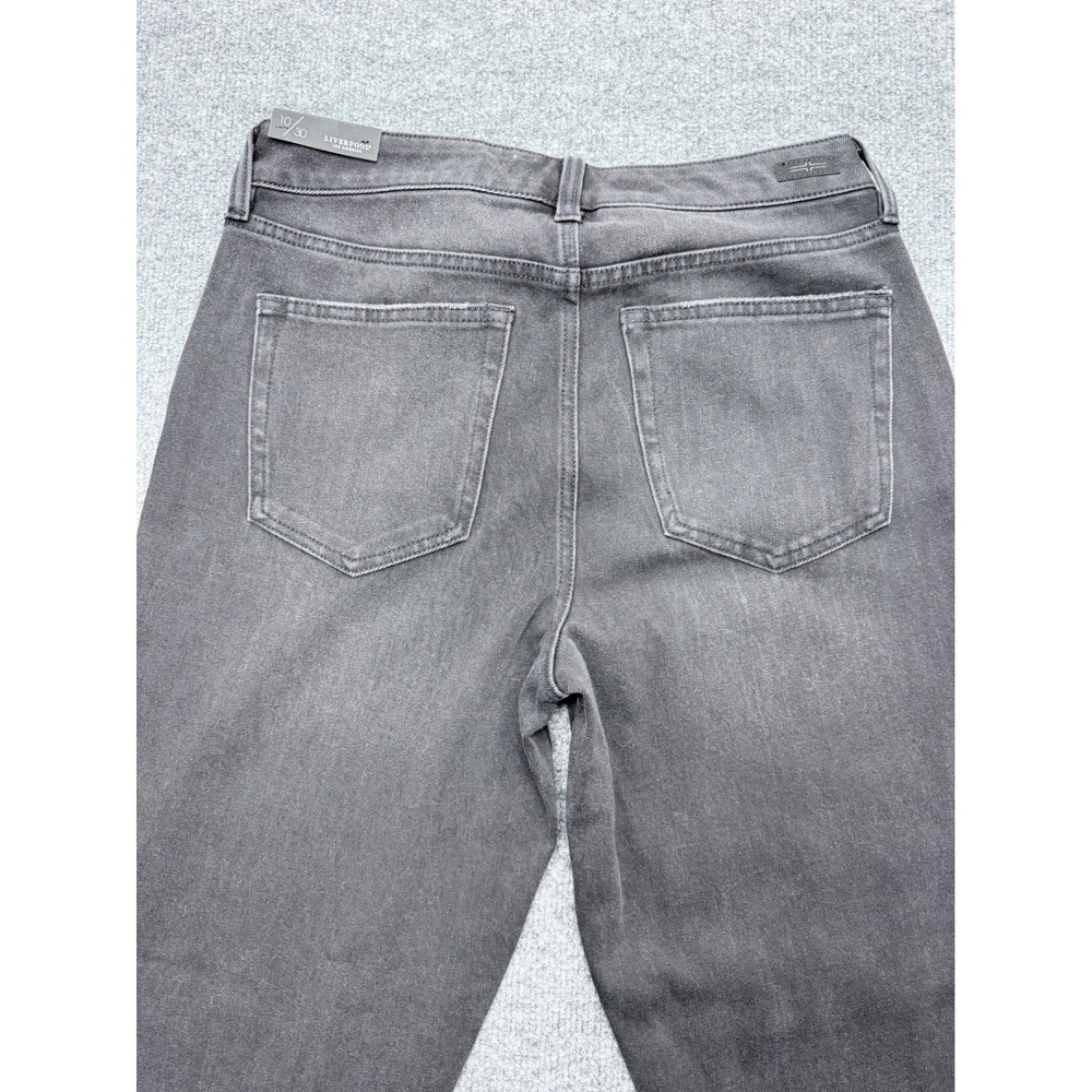 Liverpool Los Angeles The Girlfriend Jeans Washed Black Freecross Denim Size 30 - Picture 6 of 6